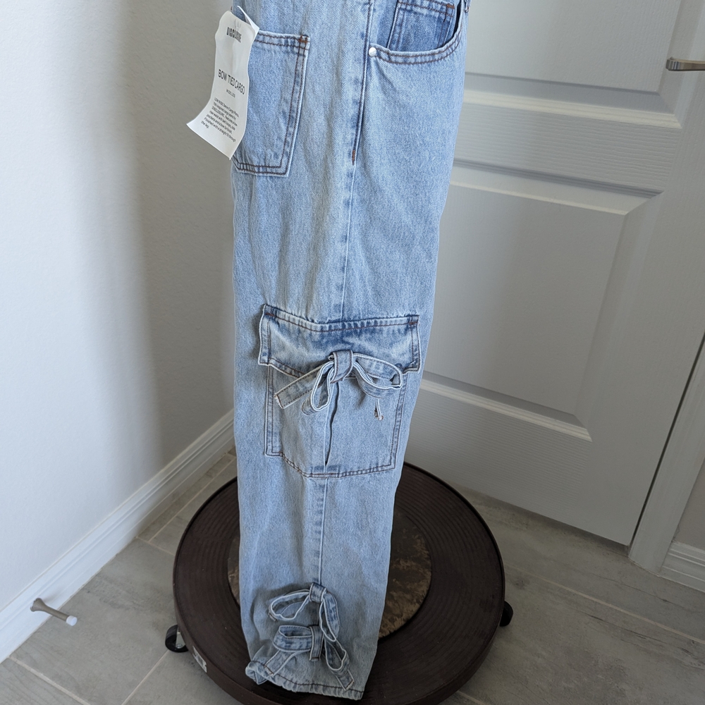 Light Blue Wide Leg Jeans